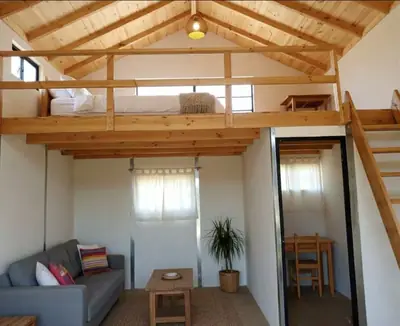 Cabaña prefabricada con altillo CONCASAYA